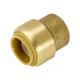 OEM Customized Support Sanitary Brass Plumbing Shark Bite Push Fittings 1/2 Coupling Lead Free Quick Connect Sharkbite Pex Push Fit in Fittings