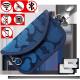 Car Key Faraday Cage Bag For Keyless Fobs Denim RFID Blocking Anti Tracking