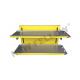 Yellow Powder Coated Steel Ambulance Stretcher Platform With Two Layer