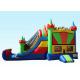 27Ft Colorful Inflatable Bouncer Combo Cold-resistant & Fire-retardant