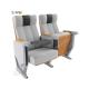 Ergonomic Sleek Black Foldable Auditorium Chair With Armrests