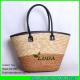 LUDA designer leather handbags nice wheat straw oversized handbags