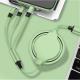 Telescopic ABS 3 In 1 Mobile Phones Accessories Charging Cable
