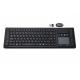 IP65 Siliconewireless Computer Keyboard With Trackball Mouse 117 Keys
