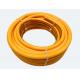 8.5mm Yellow Braided Flexible PVC Spray Hose Pipe Plastic High Pressure