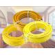 PVC Plastic Coated Copper Gas Pipe , SS304  yellow plastic pipe