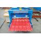 Hydraulic Cr12 Cutting Blades Roofing Step Tile Roll Forming Machine With PLC Control