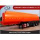 Flammable Fuel Tanker Truck 25000 L , Fuel Tank Trailer  With 3 Compartments