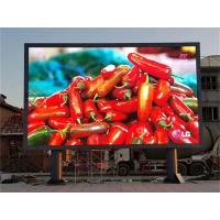 DVI Outdoor LED Digital Display Board P6 IP65 High Contrast Ratio