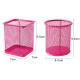 2022 Office Stand Cute Pen Container Desktop Personalized Metal Mesh Pen Holder in Green
