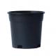 Series 12  Plstic flower pots round black