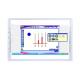 Multi Touch Screen Board For Schools USB 3.0 Interface 50000 Hrs Long Panel Life