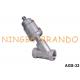 Y Type Pneumatic Threaded Angle Seat Valve 1-1/4'' DN32 SS304