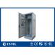 42U Air Conditioner Type Outdoor Telecom Cabinet / Double Wall Heat Insulated Communication Enclosure