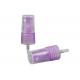 Transparent Purple Perfume Pump Sprayer 18/410 Half Cover Custom Tube Length