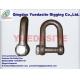 Trawling Chain Shackle with Square Head Screw Pin