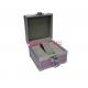 Durable Aluminum Watch Case Customized MS-WT-09 4MM MDF With Pink ABS Panel