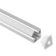 Coating Corner LED Strip Profile 19mm*19mm 6063 Aluminum Extrusion