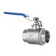 SS304 DN50 Female Threaded Manual Control Ball Valve for High Temperature Applications