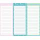Dry Erase Magnetic Wipe Clean Meal Planner Personalized Fridge Magnets