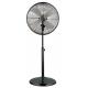 60W 18 Inch Metal Blade Oscillating Fan , Copper Finish Industrial Retro Floor Fan