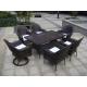 Dining Room Black Chair Set , Beach / Pool / Bar Furniture Sets