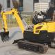Pouring Mini Micro Digger 990mm Upper Width CE 1.6 Ton Excavator