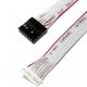 IDC 12 PIN Flat Flexible Ribbon Cable DF19 TO JST RF for PCBA power cable