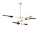 Delightfull Coltrane Modern Ceiling Lights , Bird Wing Warm White Hanging Lights