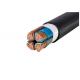 Fan Shaped Copper Core PVC Sheathed Cable / PVC Insulation Cable
