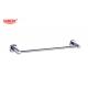 Brass Single Towel Bar Holder Bathroom Accessories Chrome OEM Brass Base Square With Curve