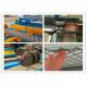 Semi Automatic Chain Link Fence Machine , Cattle Fence Machine With Compact Roll