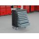 Gray Movable SPCC Steel Rolling Tool Cabinet To Store Tools