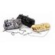 Grey Black and Golden color sequin material Excellent design clutch bag wholesale