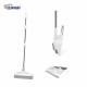 Stainless Steel Small Broom Dustpan Set Combo TPR Bristle Rotatable