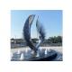 Modern Outdoor Decoration 316 Stainless Steel Wings Water Fountain