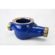 Blue Color Water Flow Meter Body Customized Water Meter Adapter Body DN 15-DN 50