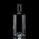 Glass Bottle For Liquor 750ml Capacity Acid Etch Surface Glass Material