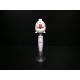 Ball pen with white rabbit figure rubber sucker Plastic Daily Product used for decoration promotion made of PVC and ABS