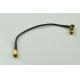 RF Connctor SMA Female Right Angle To SMA Male Straight Coaxial Cable Assemblies