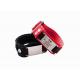 Durable Woven Fabric Bracelets , Woven Custom ID Wristbands For Cyclists