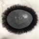 4mm 8x10 Afro Kinky Toupee Indian Human Hair pieces Man Hair Wig Poly Skin Toupee Human Hair Replacement