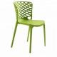 PP Plastic Dining Chairs , Anti Slip Stackable Outdoor Plastic Chairs