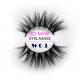 Soft 25mm 3D Mink Lashes , Custom Private Label Siberian Mink Eyelashes