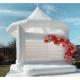 White Inflatable Bounce House Commercial Inflatable Wedding Bounce House With Roof
