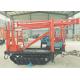 Track Mounted DTH Drilling Rig , 180m Drilling Depth Hydraulic Core Drilling Rig