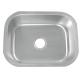 Durable Single Bowl Kitchen Sink With Easy Cleaning 15 Mm Radius Curved Corners