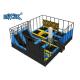 Indoor Slide Amusement Park Trampolin Park Kid Indoor Trampoline With Foam Pit