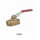 Forged Ball Valve 10002 Chrome-Plated Surface Finish with lock