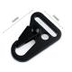 25mm Black Spring Metal Hook Buckle Clip for Bag Straps Convenient and Versatile